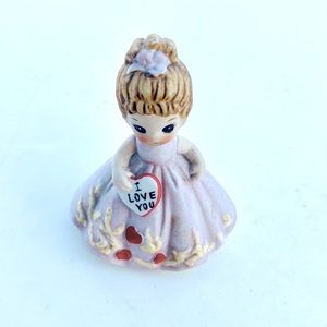 Vintage George Good Collection Valentine Girl Figurine Kids Decor
